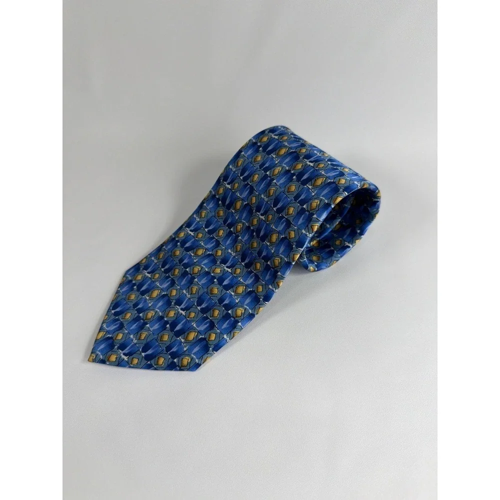 J. Garcia Tie Limited Edition Space Containers Collection 54 Abstract Silk Neckt